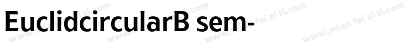 EuclidcircularB sem字体转换